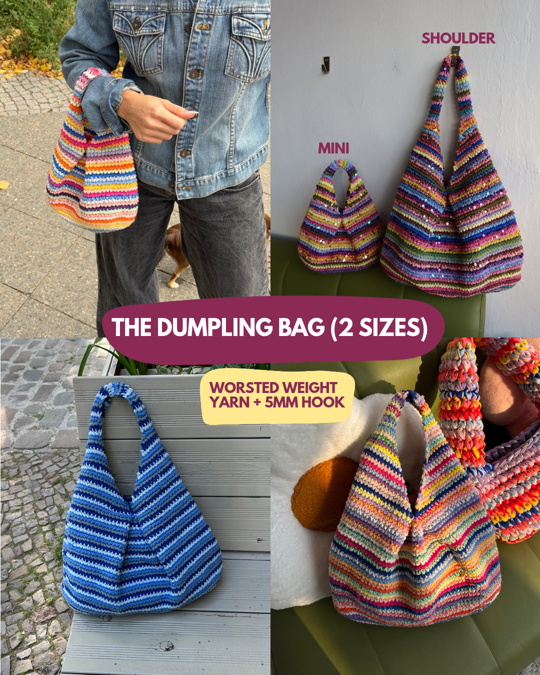 The Dumpling Bag (2 sizes)